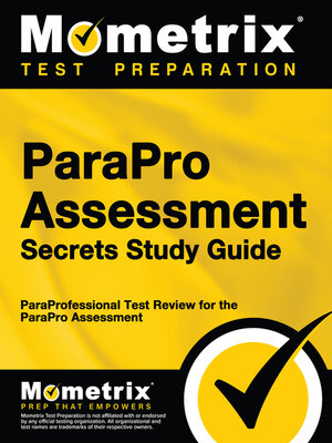 cover image of ParaPro Assessment Secrets Study Guide